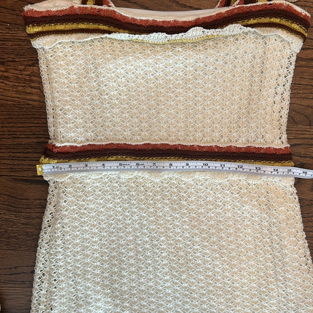 LINE & DOT NWOT small crochet dress. Perfect to transition to fall. - Picture 8 of 9